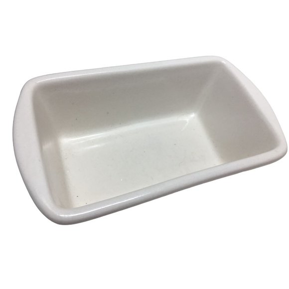 Fun Festive Holiday Loaf Pan or Side Serving Dish - LET IT SNOW with line of Sno - Picture 2 of 6